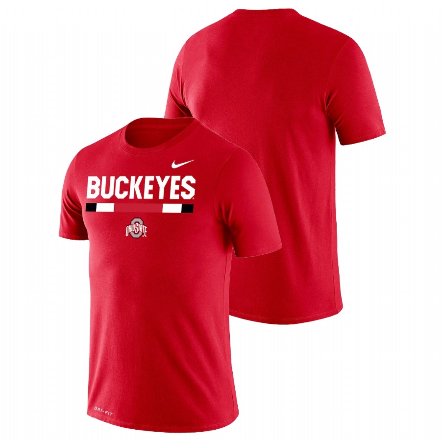 Ohio State Buckeyes Men's NCAA Scarlet Nike Team DNA Legend Performance College Basketball T-Shirt GSV8649XW
